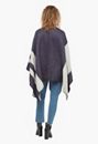 Large Stripe Block Ruana Scarf