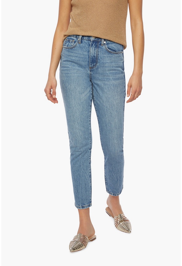 High-Waisted Vintage Tapered Jeans