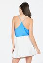 Mesh Paneled Peplum Skirt