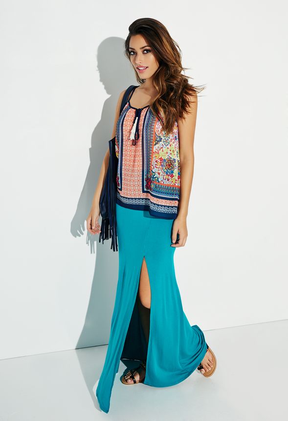 Knit Maxi Skirt