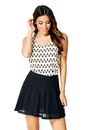Eyelet Skater Skirt