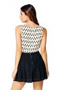Eyelet Skater Skirt