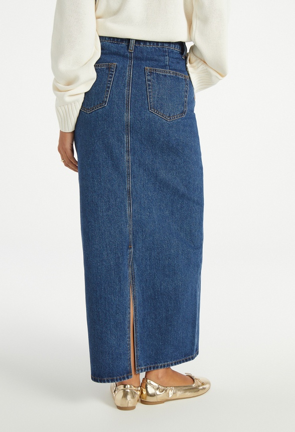 Maxi Denim Skirt