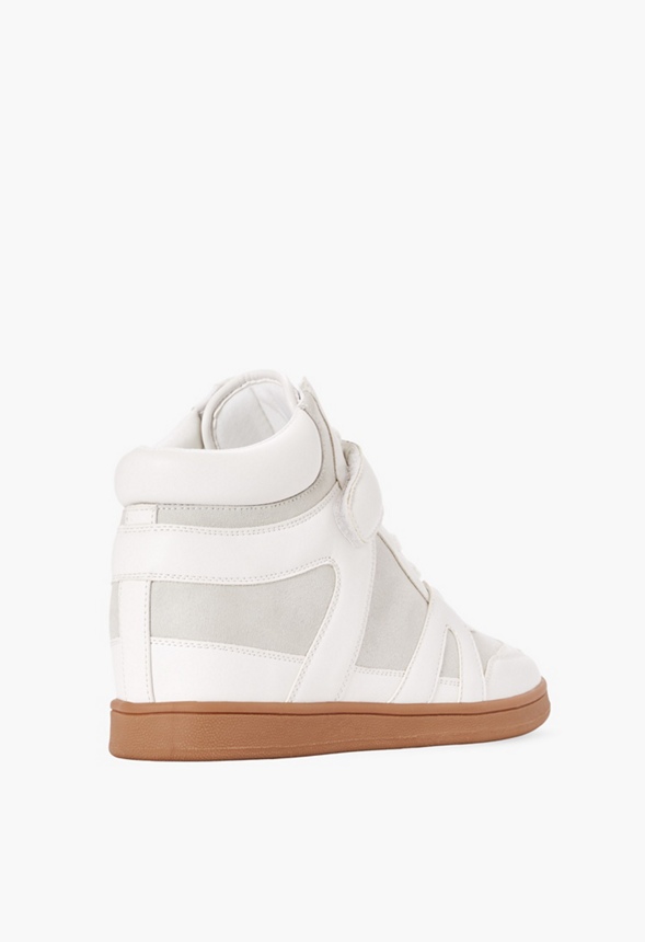 Sko Peyton High Top Sneaker i WHITE/GREY - Shop fabelagtige deals hos ...