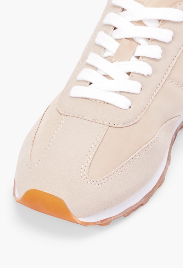 Asa Trainers Shoes in Beige - Get great deals at JustFab