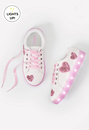 Glitter Hearts Light Up Trainers