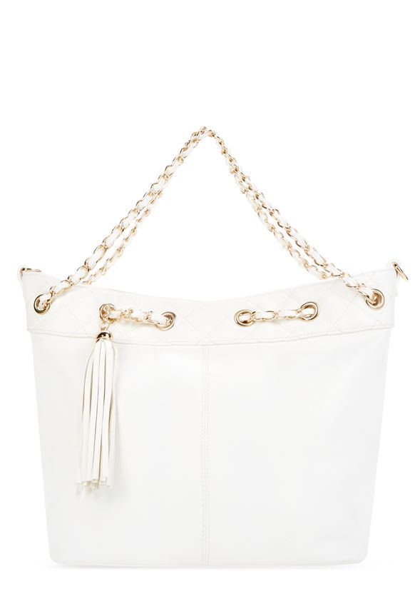 Zeke Bags in White - Get great deals at JustFab