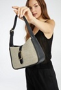 Twisted Hardware Shoulder Bag