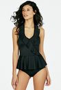 Halter Ruffle Tankini