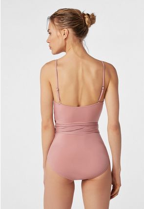 Bow Wrap One Piece Swimsuit