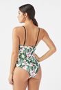 Front Lace-Up One Piece Swimsuit