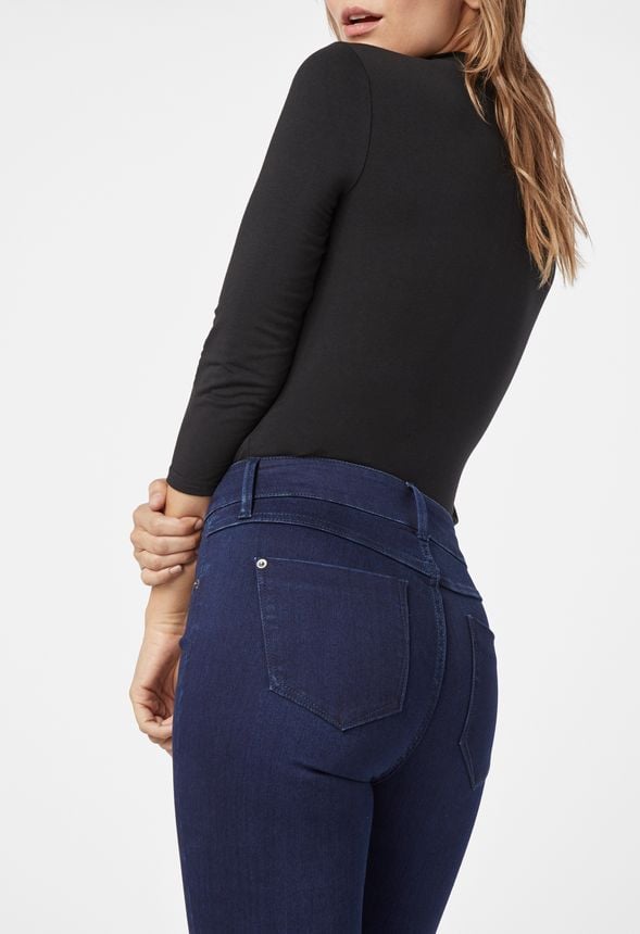 Schlankmacher Jeans Kleidung In Dark Indigo Gunstig Online Kaufen Im Justfab Shop Deutschland