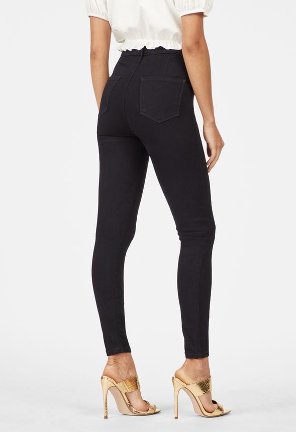 High-Waisted Shaping Skinny Jeans