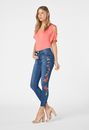 Embroidered Ankle Grazer Jeans