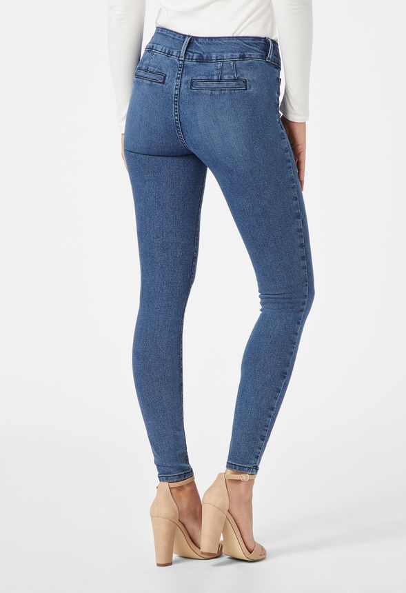 Booty Lifter Skinny-Jeans