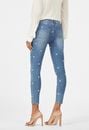 Skinny Ankle Grazer Jeans With Embroidery