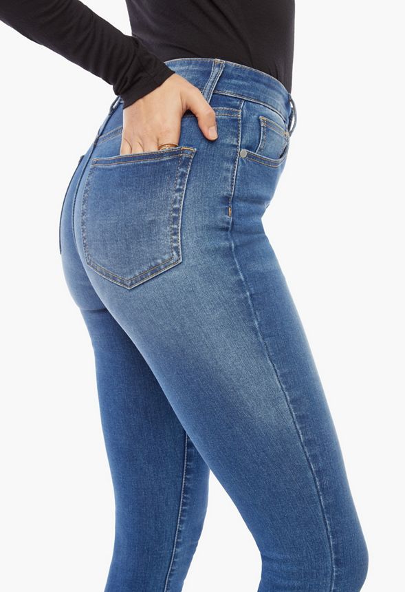 High-Waisted Ultra Stretch Skinny Jeans