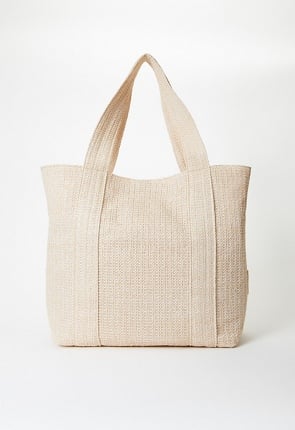 Traveling Raffia Bag