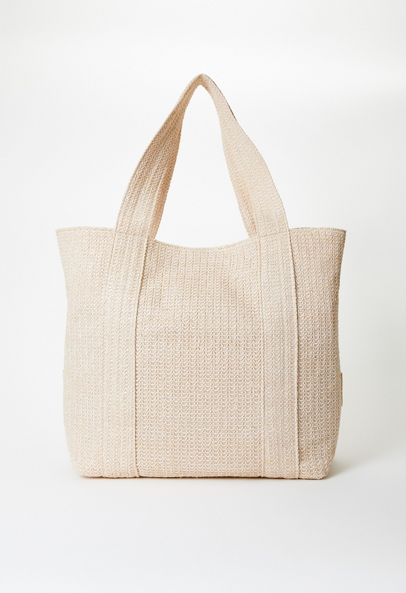 Traveling Raffia Bag