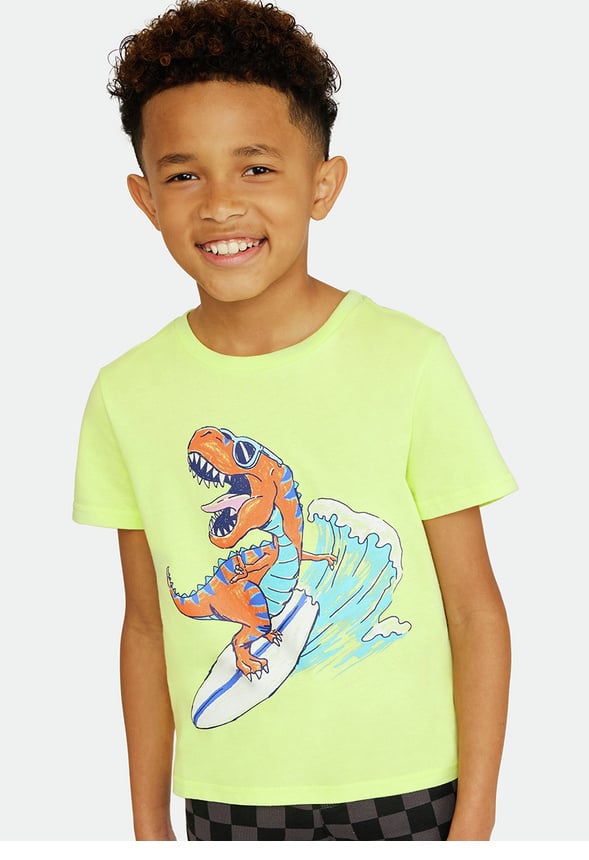 Surfing Dino T-Shirt