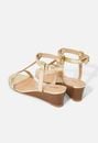 Iris T-Strap Wedge Sandal