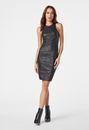 Faux Leather Ponte Dress