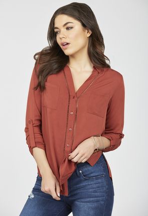 2 Pocket Front Trim Shirt