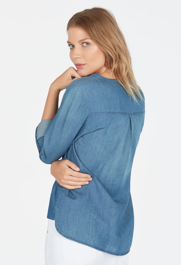 Chambray Top