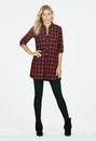 Longline Flannel Tunic