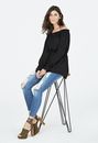 Off Shoulder Button Front Tunic