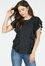 Cascading Ruffle Top