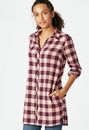 Longline Flannel Tunic