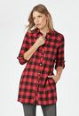 Longline Flannel Tunic