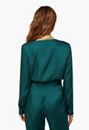 Satin Wrap Top