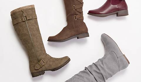Brown Flat Boots