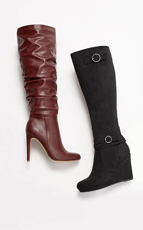 chunky heel boots size 5